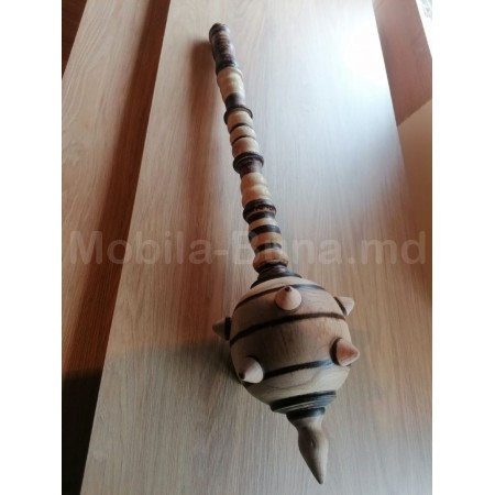 Декоративный элемент деревянная булава А-1